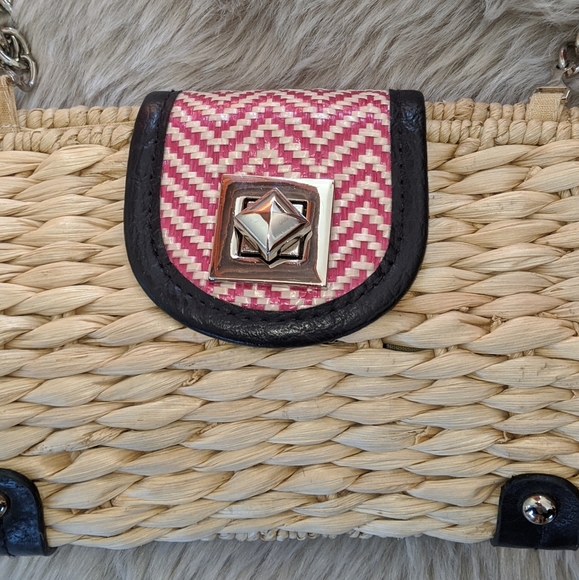 Boho Straw Hand Bag - Picture 5 of 7